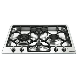 gas range with glass top