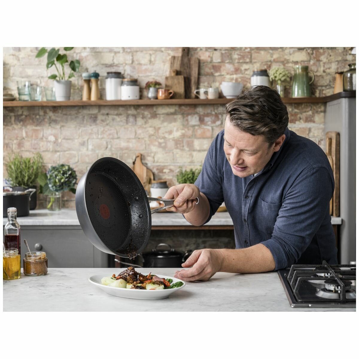 Buy Tefal Jamie Oliver 3 Piece Non Stick Saucepan Set, Pan sets
