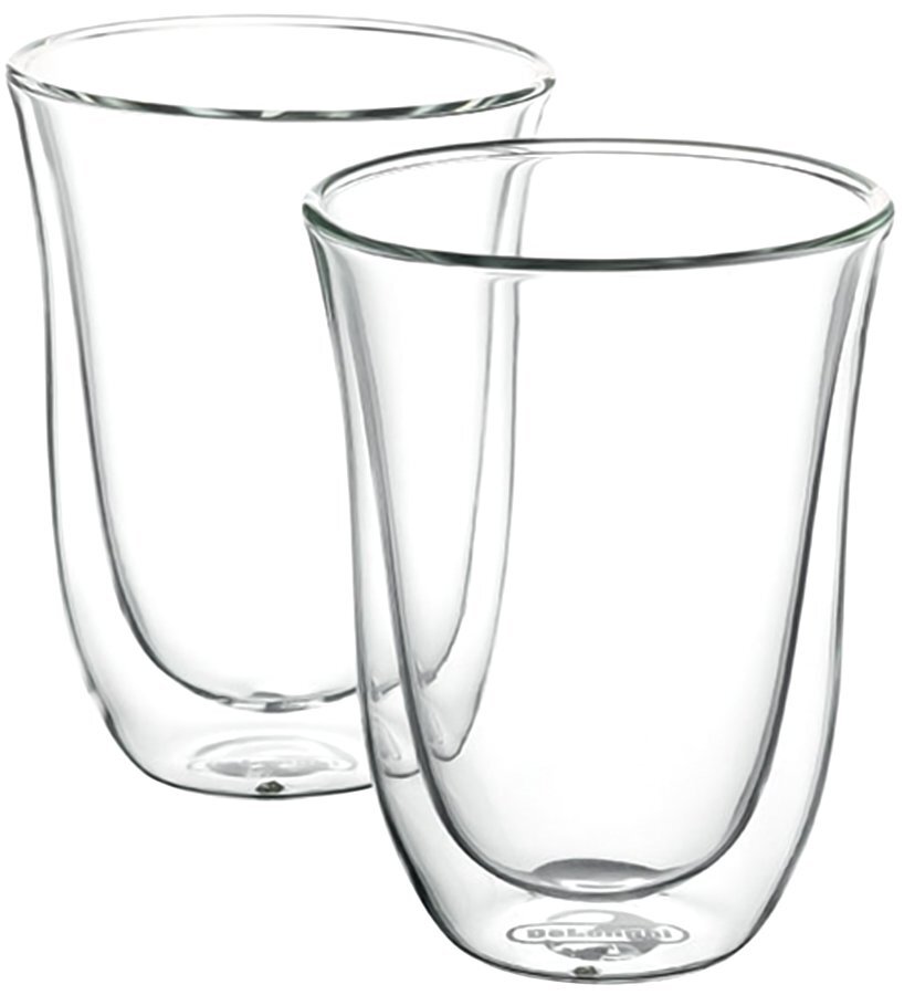 DELONGHI DBWALLLATTE LATTE MACCHIATO DOUBLE WALL GLASSES (2PCS)