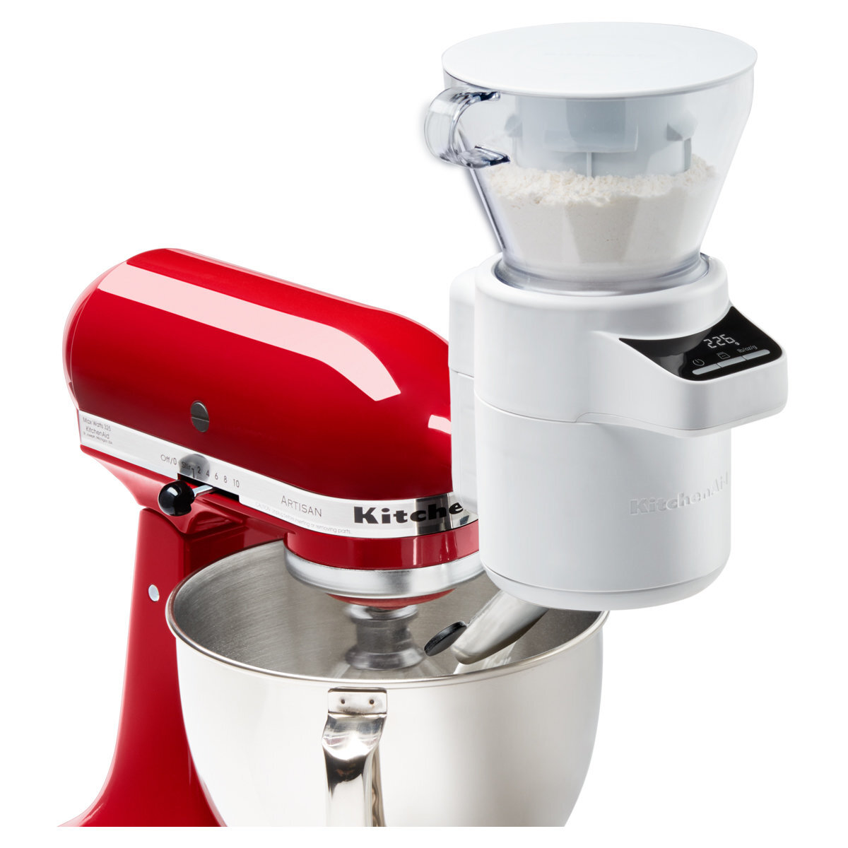 Stand mixer sifter and scale attachment 5KSMSFTA, KitchenAid 
