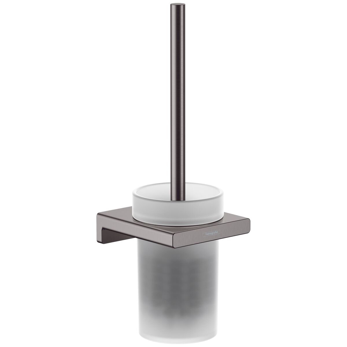 20 Metal Toilet Brush and Holder Nu Steel Finish: Chrome