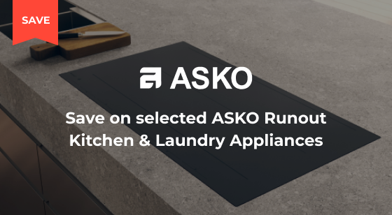 Save on selected ASKO Runout Kitchen & Laundry Appliances