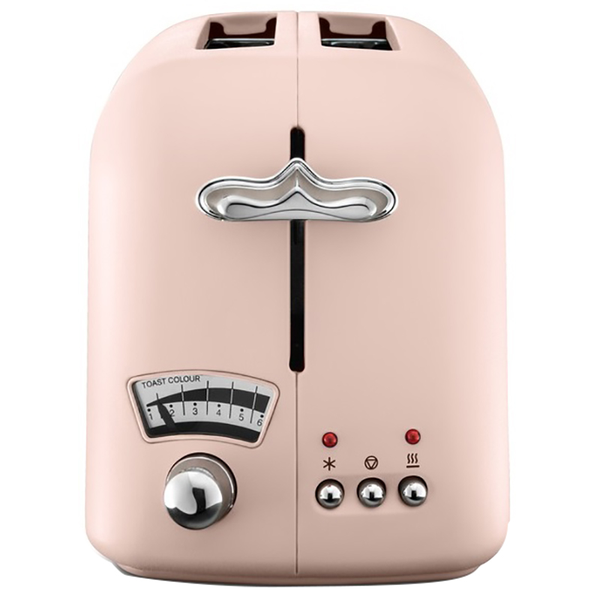 Delonghi CT04PK Argento Flora 4-Slice Pink Toaster