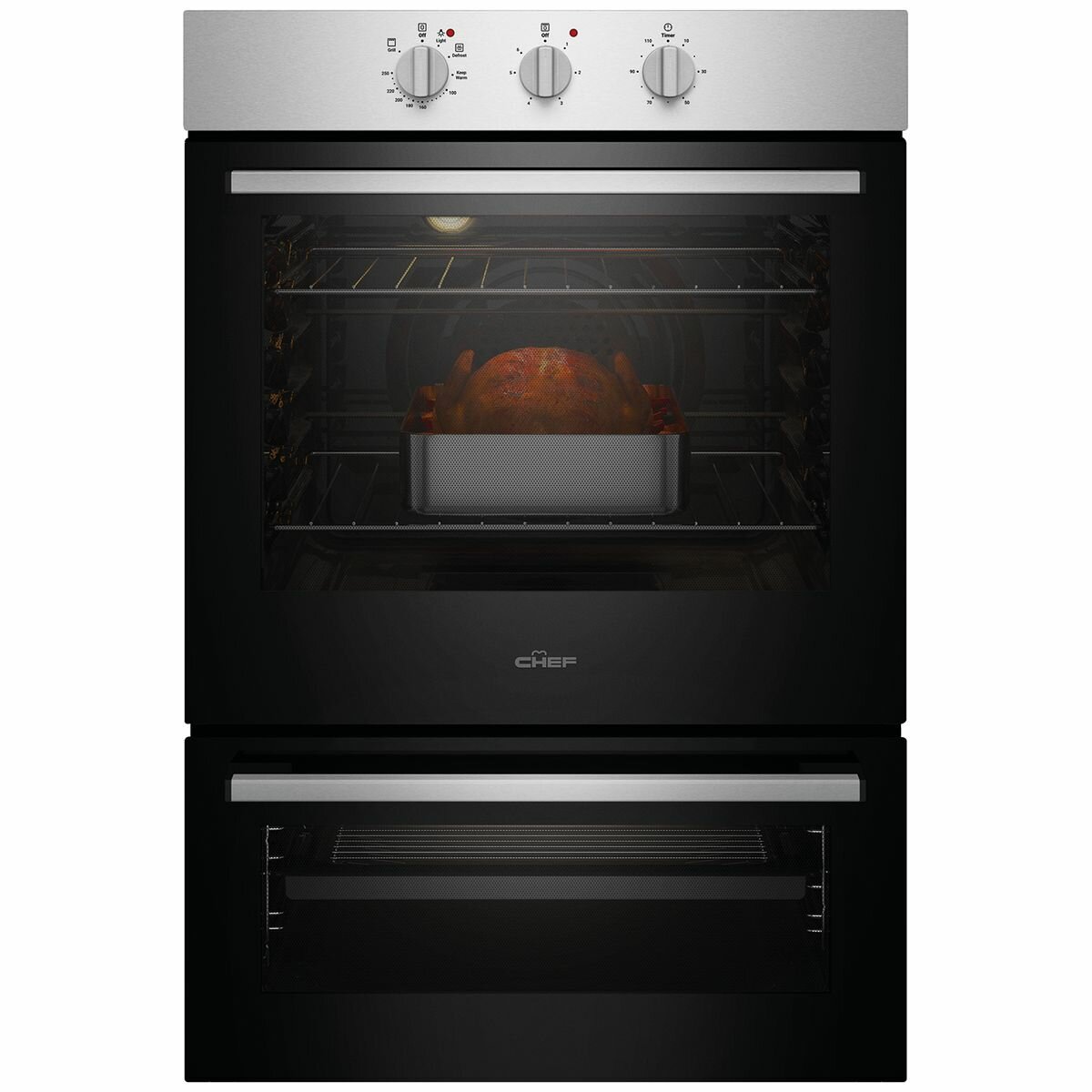 60cm electric oven with separate grill