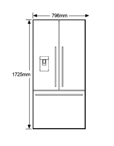 electrolux 524l fridge