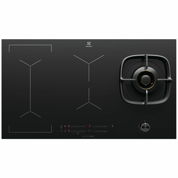 dual gas induction cooktop