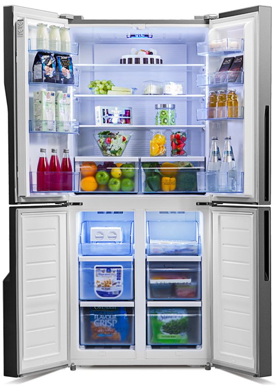 hisense 507l french door fridge