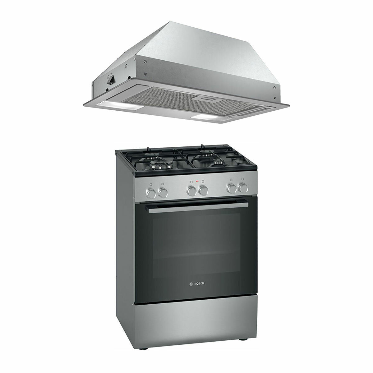 freestanding oven with rangehood