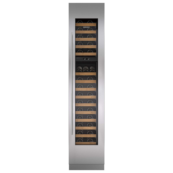 sub zero dual zone wine fridge