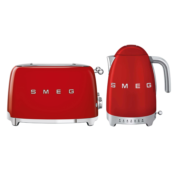 red smeg kettle price