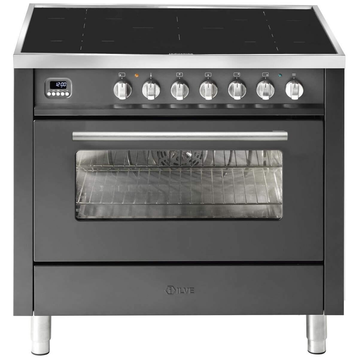 single oven and induction hob