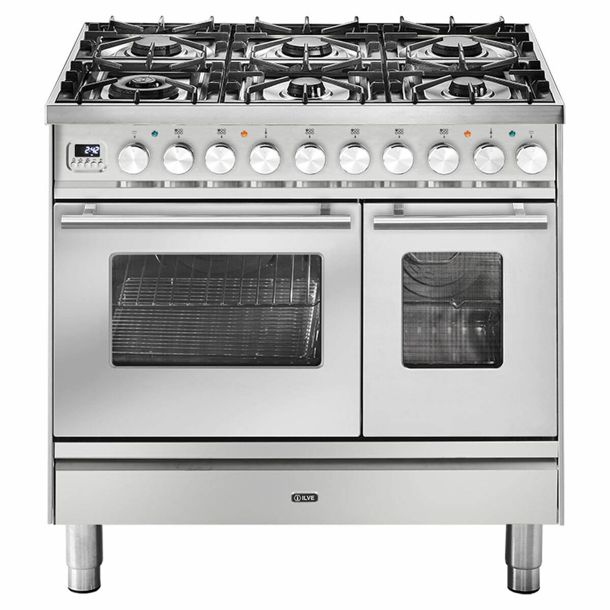 dual fuel double oven range cooker