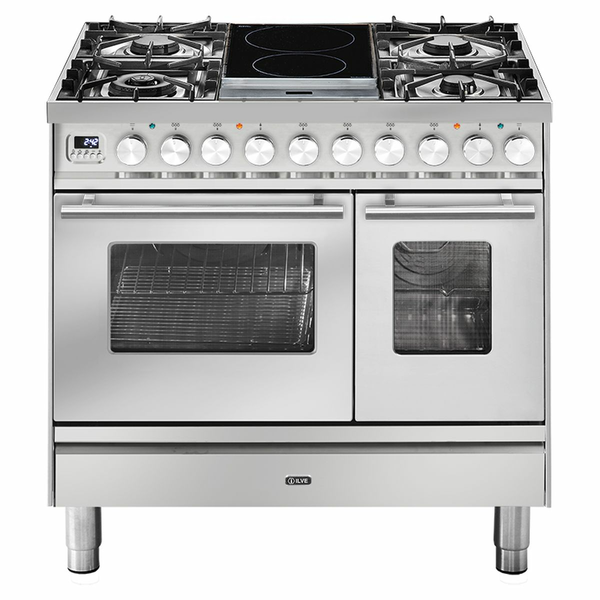 dual fuel cooker with double oven