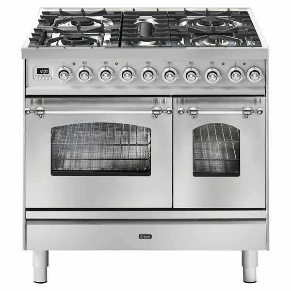 verona 36 double oven dual fuel range