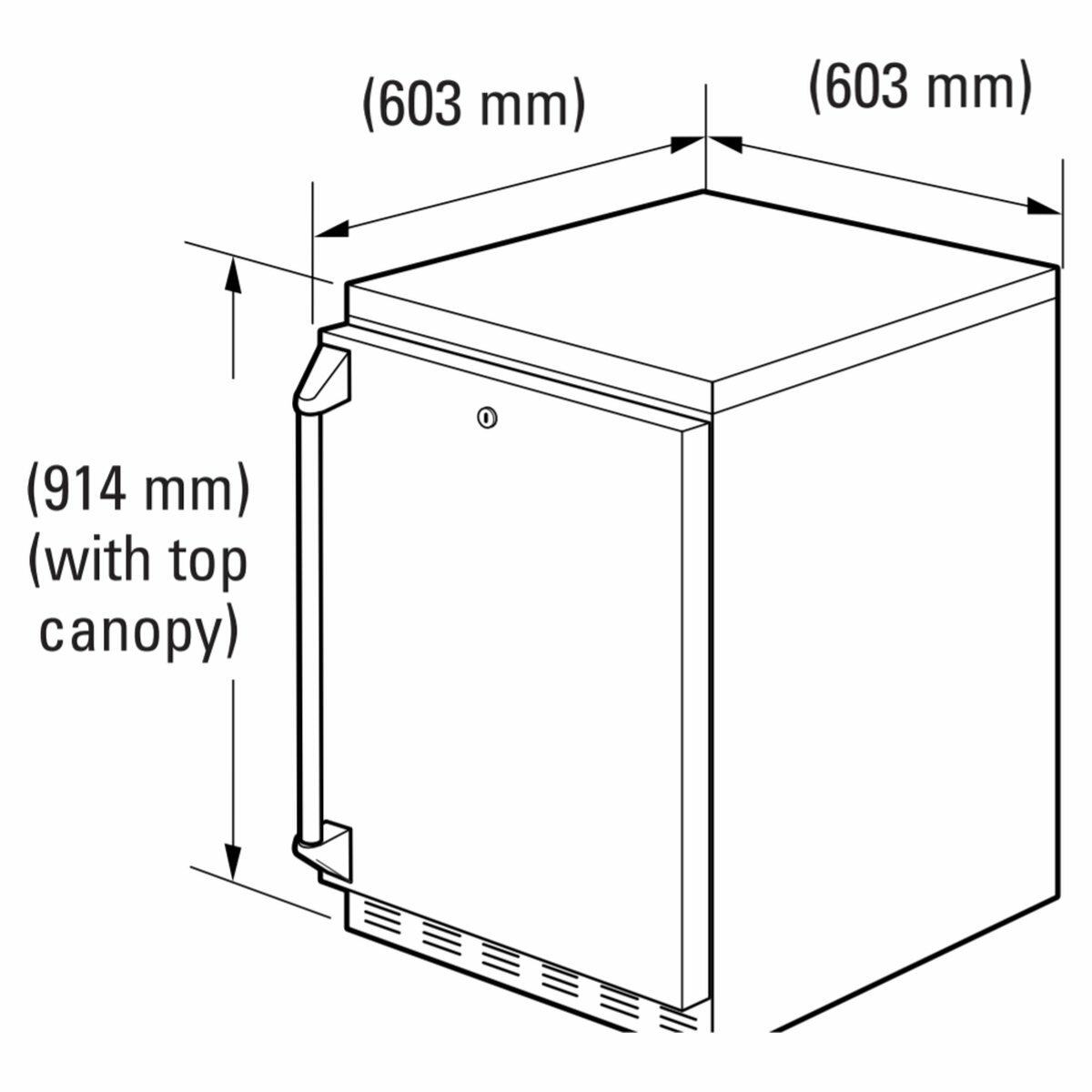 asko outdoor fridge