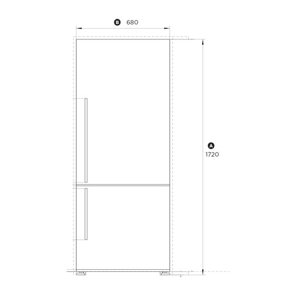 fisher and paykel fridge measurements