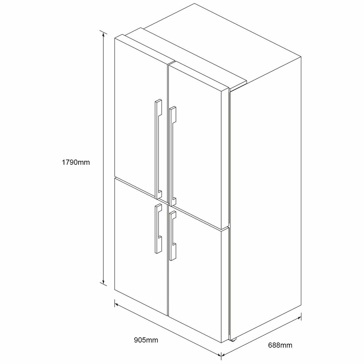 fridge sizes fisher and paykel