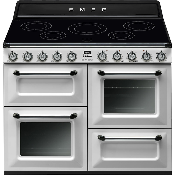 white freestanding range