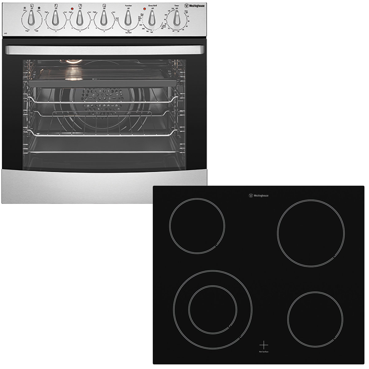 electric cooktop and oven combo