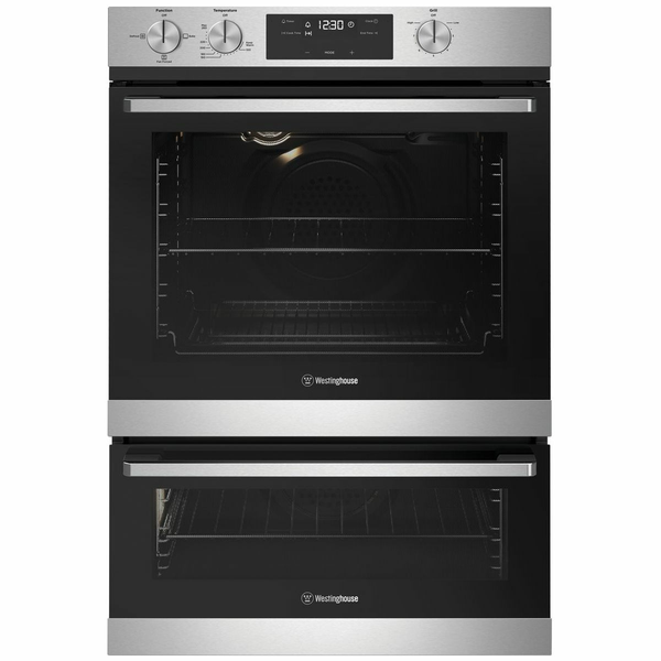 westinghouse 60cm pyrolytic double oven wvep627s